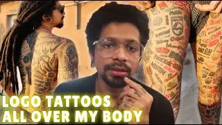 Tattoo Artist Is A Human Billboard