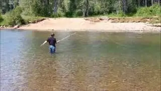 Learning how to fly fish