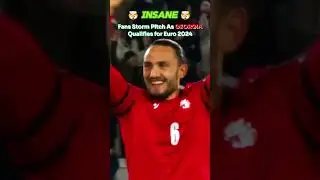 🤯CRAZY SCENES🤯 | Georgia Qualifies for Euro 2024 and Fans Storm the Pitch to Celebrate!