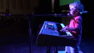 5 Year Old Avett Performs for Centerville Schools in Dayton Ohio