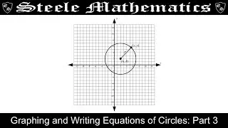 Writing and Graphing Equations of Circles Part 3 | Geometry | 10th Grade