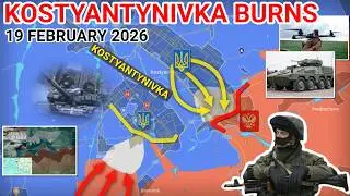 Kostyantynivka in Flux | Russian Push, Ukrainian Counter & Ceasefire Signals [19 February 2026]