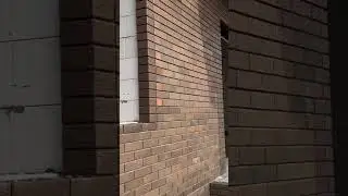 Красивая кладка облицовочного кирпича.