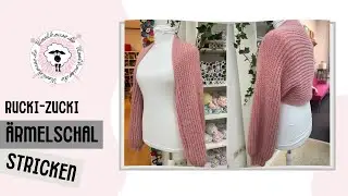 Ärmelschal stricken / Seelenwärmer / schnell & einfach