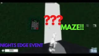 New ROBLOX Arsenal Night's Edge Event Maze COMPLETED