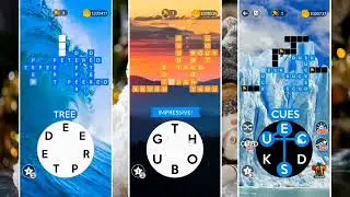 Wordscapes MASTER Levels 166065 to 166112 | Three 16 Levels Side by Side | Playing Weekend Warmup
