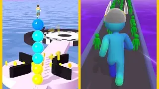 Stack Rider Vs Giant Rush : All Levels Gameplay - New Update Android, iOS #1