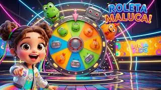 КОЛЕСО СОШЛО С УМА! 😱 Танец Динозавра и Робота! 🤖🦖 Челлендж Luna Kids