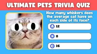 🐾 The Ultimate Pets Trivia Quiz! 🐾