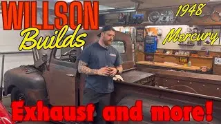 Budget Hotrod Exhaust for My 1948 Mercury Truck + Reinstalling the Box!