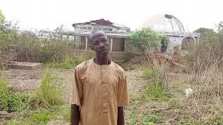 Dilapidated Confluence Hotel in Lokoja Kogi State Nigeria.The confluence is in shackle