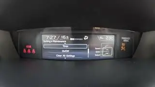 Subaru Levorg (2015-2018) &ndash; Как включить или отключить уведомления о техобслуживании