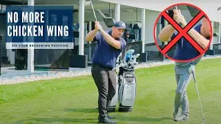 How To Fix Your Backswing “Chicken Wing”