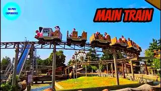 Main Train first row on ride POV - Leolandia