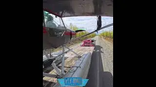Float Plane Launch from Trailer
