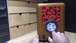 Amplified speaker with reverb echo for ghost box sweep radios
