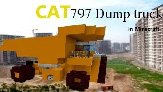 Caterpillar 797 Dump truck in Minecraft