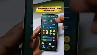 🎨Change Quick Panel Background Colors on Samsung