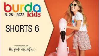 Come cucire shorts unisex per bambini e ragazzi (Modello 6 dal Burda Collezione Kids 26/2022)