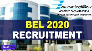 BEL Notification 2020 | Apply Now | Latest Job Update || bel Recruitment 2020