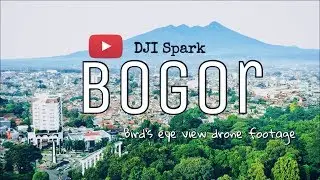 Bogor City Indonesia Bird's Eye View ( DJI Spark drone footage)