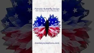Trending Butterfly Wreath Design #usa #homedecor #patriotic #howto