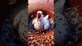 🕊️ जब हजारों कीड़े कबूतर पर टूट पड़े! 😱🔥 | #ai #cartoon #pigeon