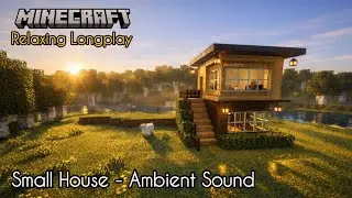 Minecraft Bedrock Relaxing Longplay - Small House - Ambient Sound ( No Commentary )