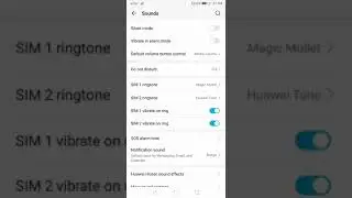 Honor 7X Volume Settings