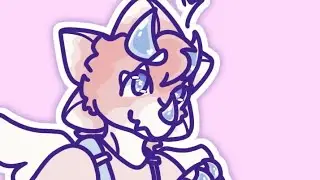 2025 Mini Comm 🦕. Timelapse //Eepy Tiger \\ Furry Art