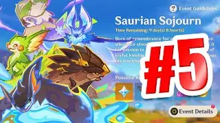 Charging Through Immovable Rocks | Saurian Sojourn Event Guide Part 5 | Genshin Impact