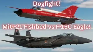 Воздушный бой МиГ-21 «Фишбед» против F-15C «Игл»! DCS