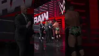 Roman Reigns CM Punk and La Knight after RAW went off air #romanreigns #shorts