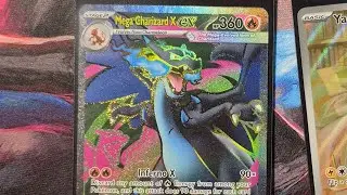 Mega Charizard X ex SIR PULL! UPC PACK REVEAL! 8 HUGE HITS! the #1 Chase Card! (Phantasmal Flames)