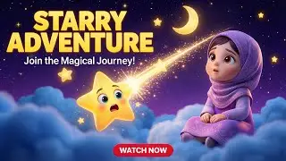 Little Stars Song | Islamic Lullaby for Kids | Magical Nighttime Animation