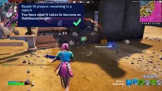 Reach 10 players remaining in a match in Fortnite Explorer Quest