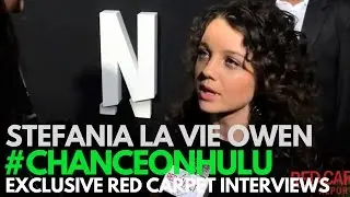 Stefania La Vie Owen interviewed at the Red Carpet Premiere of 
