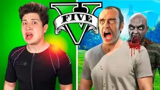Jugu&eacute; GTA 5 pero Recibo DA&Ntilde;O en la VIDA REAL! 😵🔪 #2