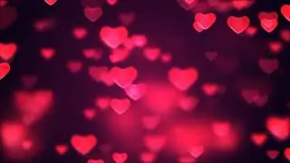 Hearts Background Video Loop