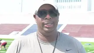 Post Practice Interview With SC State O-Line Coach NaShan Goddard