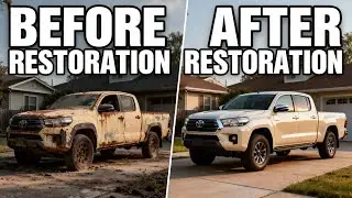 ASMR Full Restoration of a Toyota Tacoma 2020 Double Cabin | Secret Restoration #asmr  #restoration