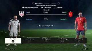 United States vs Spain | EA FC 24 Gameplay Simulation | [4K 60FPS]