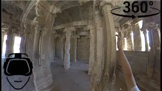 Musical Stone Pillars | Hampi | Vijaya Vittala Temple | Karnataka, India, 360&deg; VR