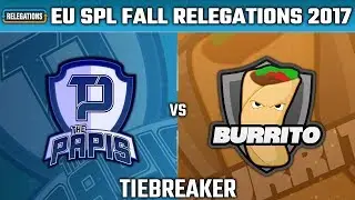 SMITE: SPL Fall Relegations 2017 - The Papis vs. Burrito Esports