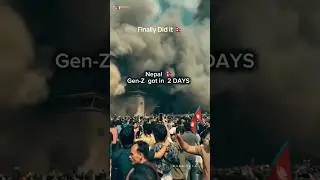 Finally did it only 2 day in Nepal #genz#protest#nepal