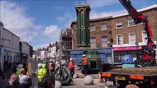 Sheerness Town Centre clock-tower returned following extensive refurb (May 2022)