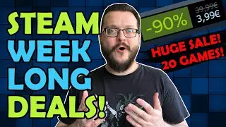 Steam Weeklong DEALS! Huge Sale! - 20 AWESOME GAMES!