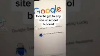 How to unblock any website your school has blocked!!! #viral #youtube #school #roadto1k