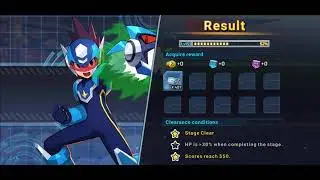 Rockman X Dive - Bond That Can't Be severed Ft. Star Force Megaman - Star Force siendo plataformero