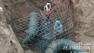 Thrust block Construction
